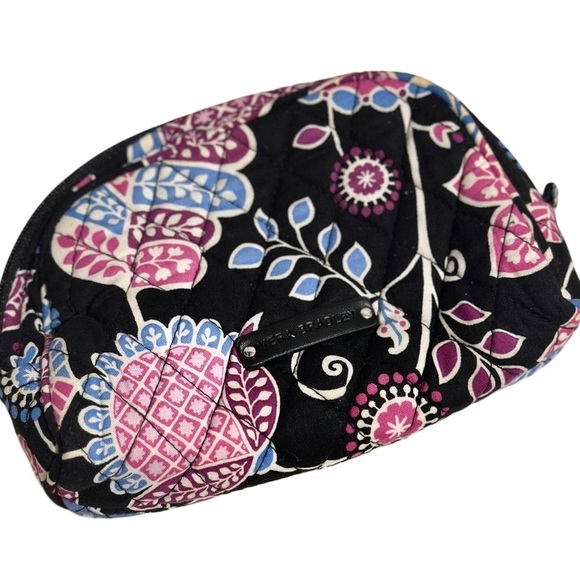 Vera Bradley Triple Zip Hipster & Small Lined Cosmetic Pouch Set Alpine Floral - Picture 10 of 16